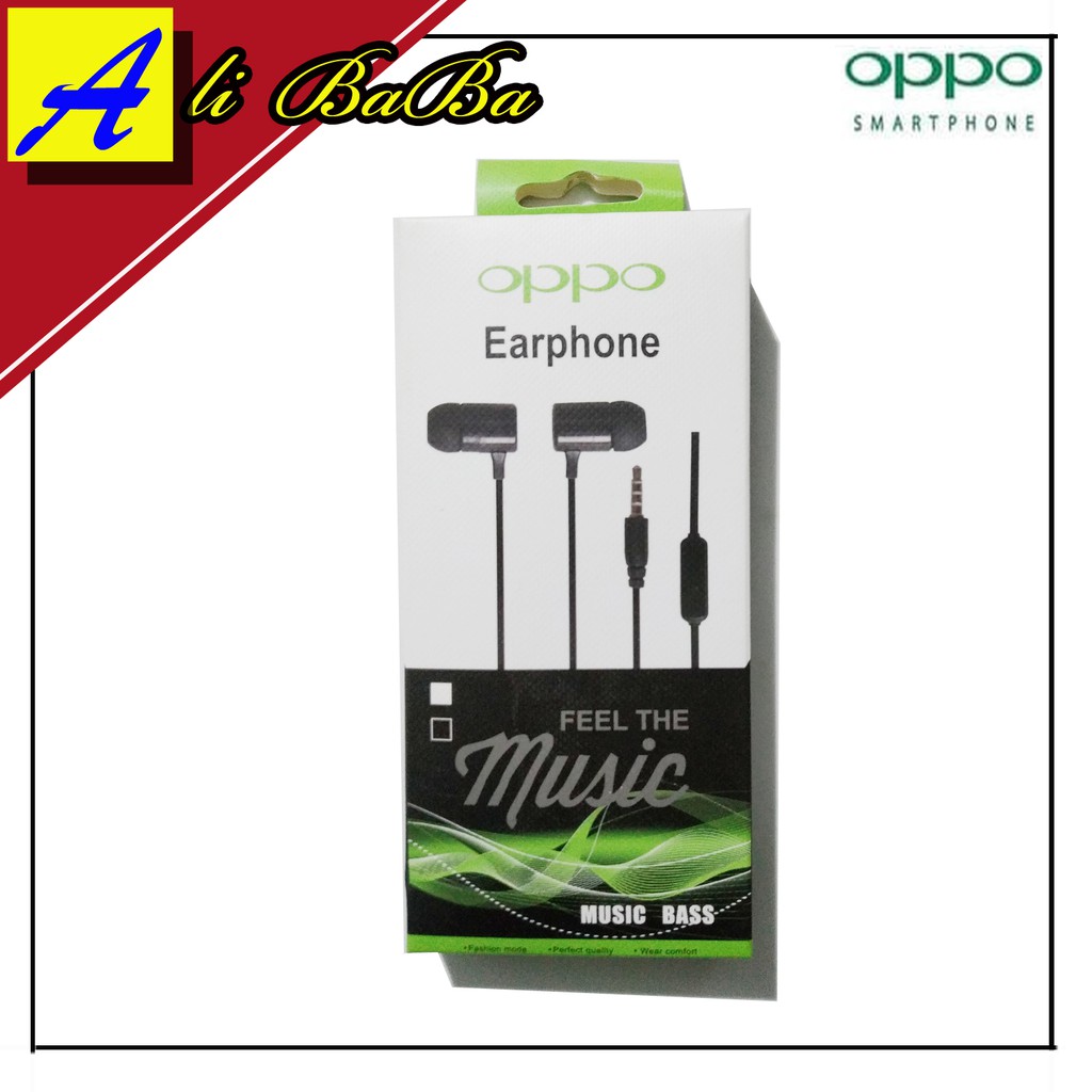 Headset Handphone Oppo Mega Bass Oppo F1 F3 F5 Headset Oppo F1 Earphone Oppo F7 - High Quality