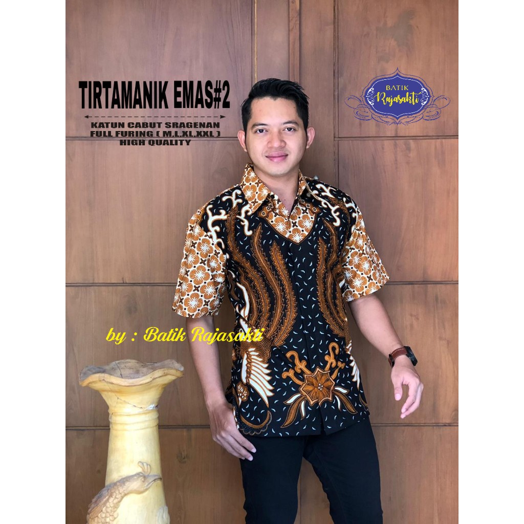 TIRTAMANIK EMAS 2 KEMEJA BATIK SOLO PRIA LENGAN PENDEK PANJANG LAPIS FURING ATASAN PREMIUM MODERN KATUN HALUS BANAMITRA BANAMITRA PUTIH BANGSAWAN BAYU PUTRA BERLIAN BIRU BHARATAYUDA BIMASENA BIRENDRA BIRU INDAH BRAHMAKERTA BRAHMAKERTA MERAH BUDIDRAWA