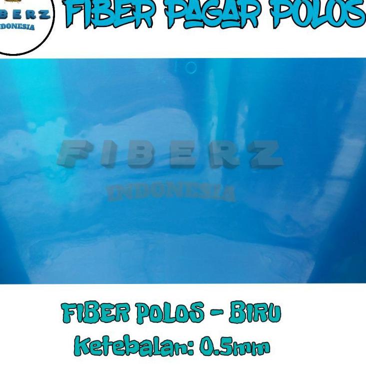 Ready Promo FIBERZ- Fiber Plastik Penutup Pagar POLOS TEBAL 0.5mm Meteran