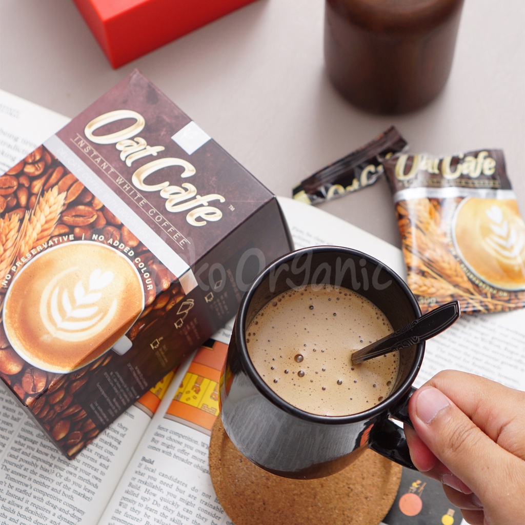 

Oat Cafe Instant White Coffe 30gr x 12 sachet - fitwell