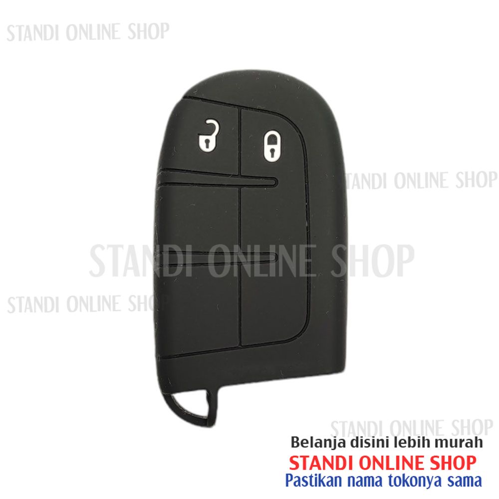 Remote Cover Kunci Silikon Remote Keyshirt JEEP Grand Cherokee Compass