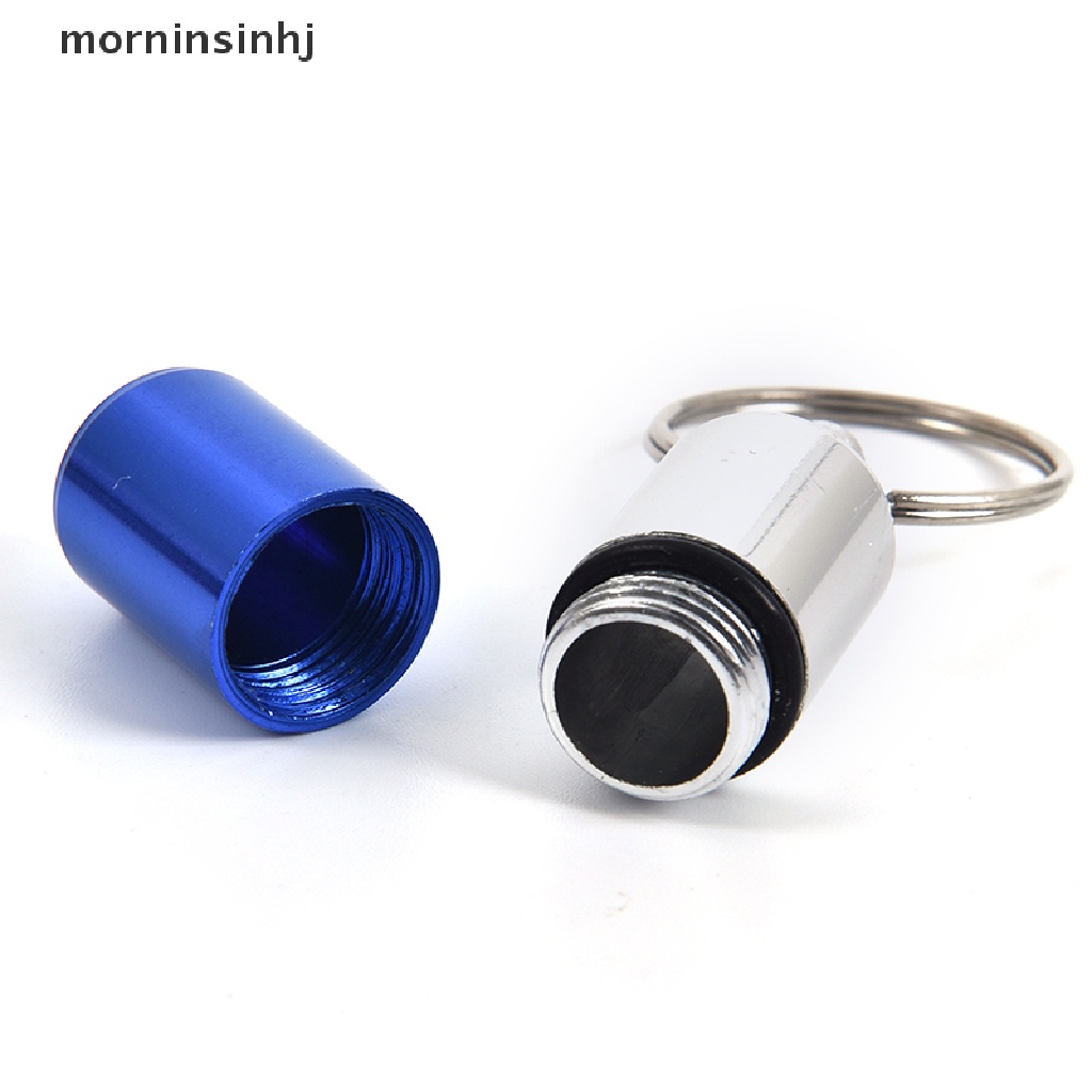 Mornin Botol Kontainer Obat Pil Bahan Aluminum Anti Air