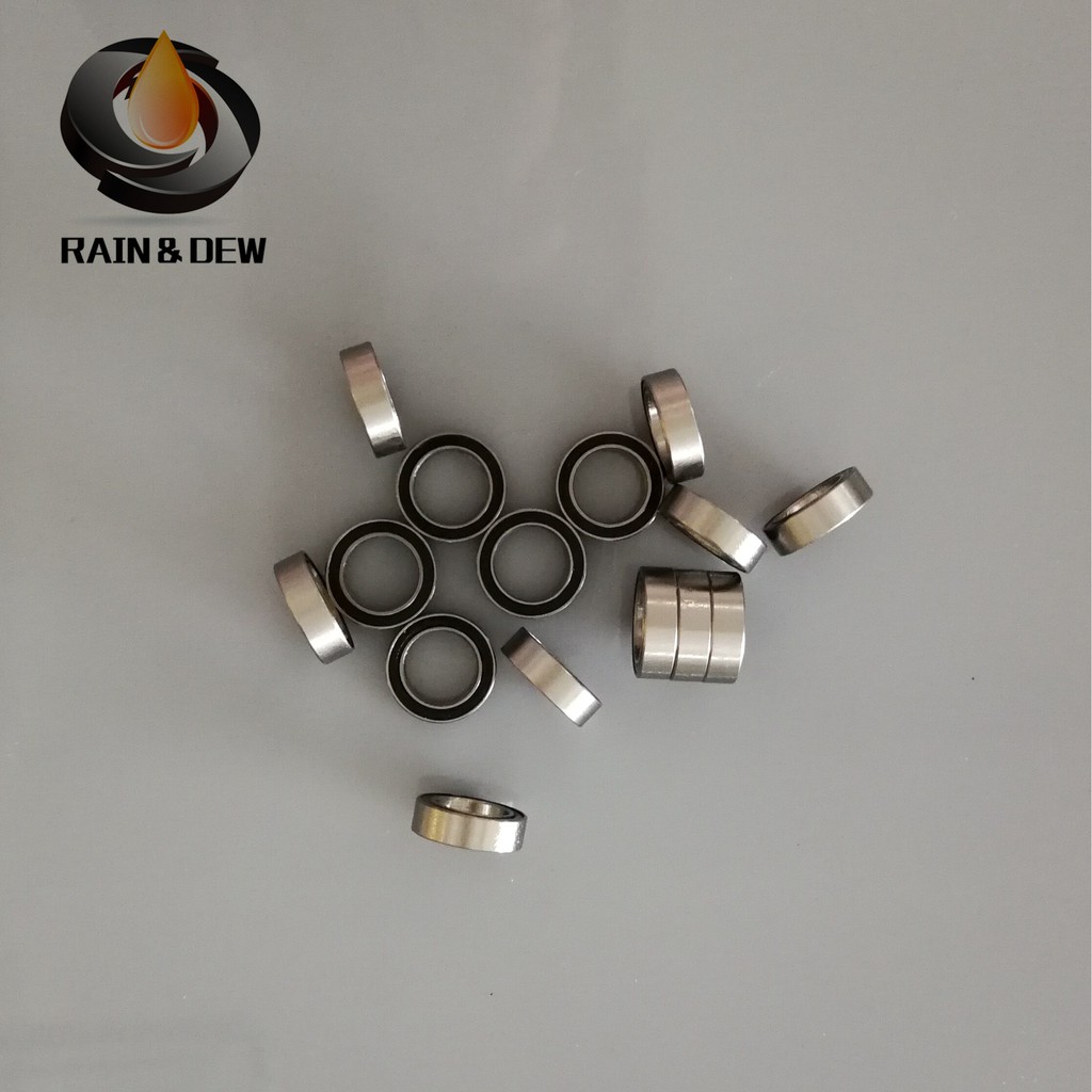 10Pcs S6700-2RS  10x15x4 mm  Stainless Steel Ball Bearing 6700RS Ball Bearing fishing reel bearing