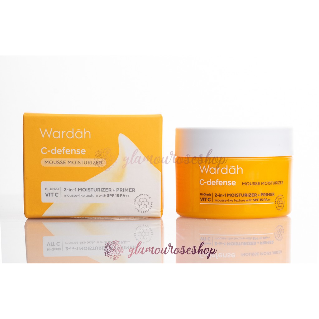 Wardah C-defense Mousse Moisturizer 30gr