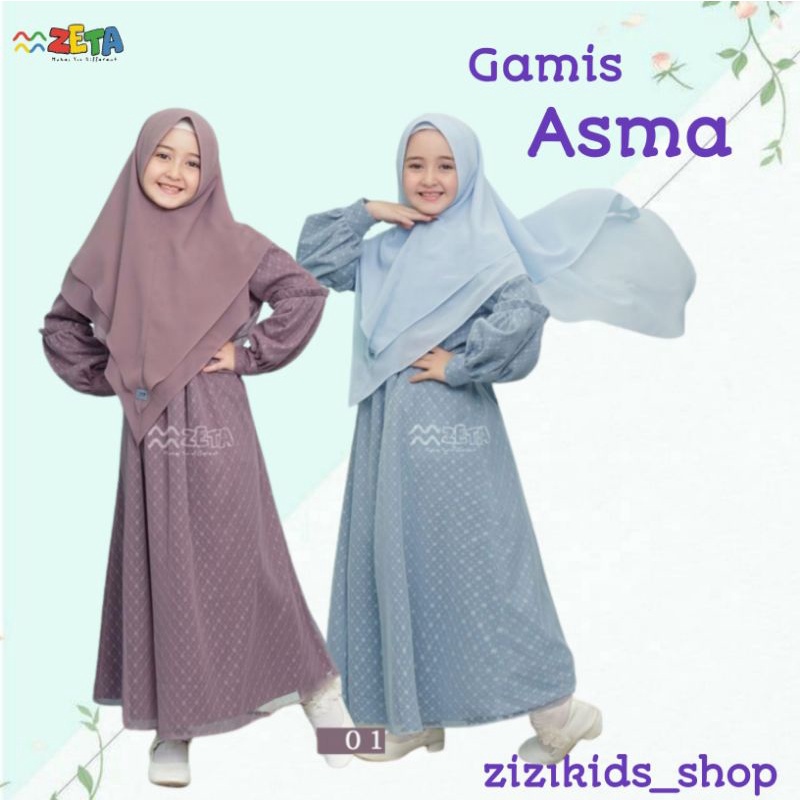 Gamis Pesta Anak Remaja Perempuan Muslim Tile Tutu Mewah Asma Series Zeta Outfit