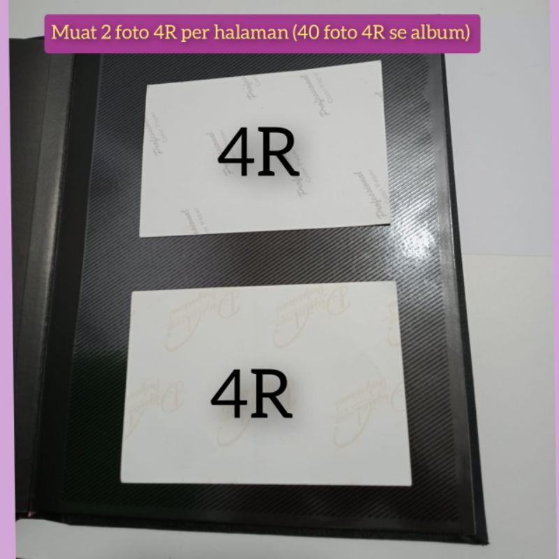 Album Foto 4R 5R 6R 8R 10R Medium Blacksheet