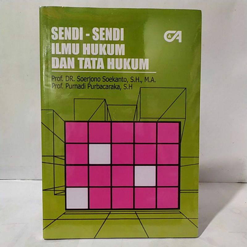 Jual Buku Sendi Sendi Ilmu Hukum Dan Tata Hukum Shopee Indonesia