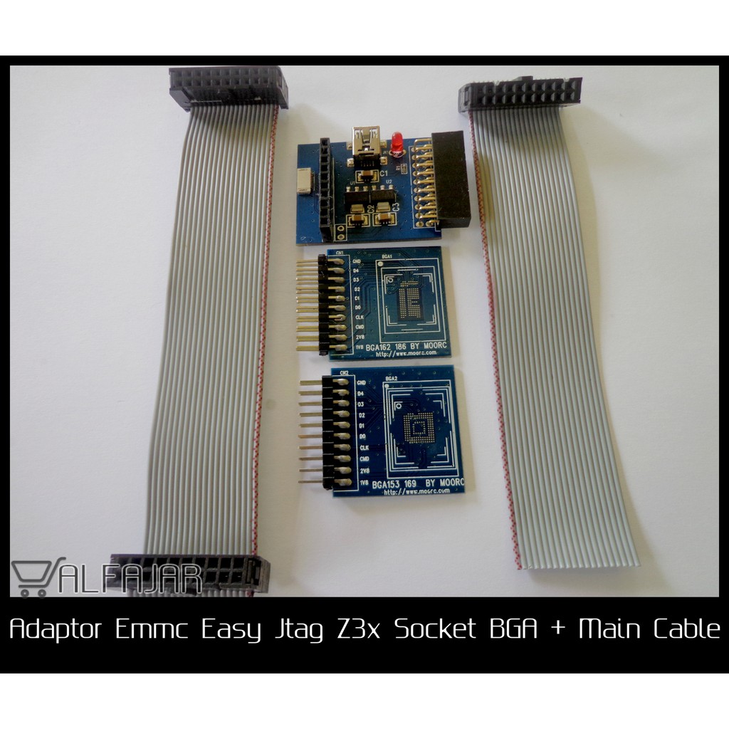 Adaptor Emmc Easy Jtag Z3x Socket BGA + Main Cable