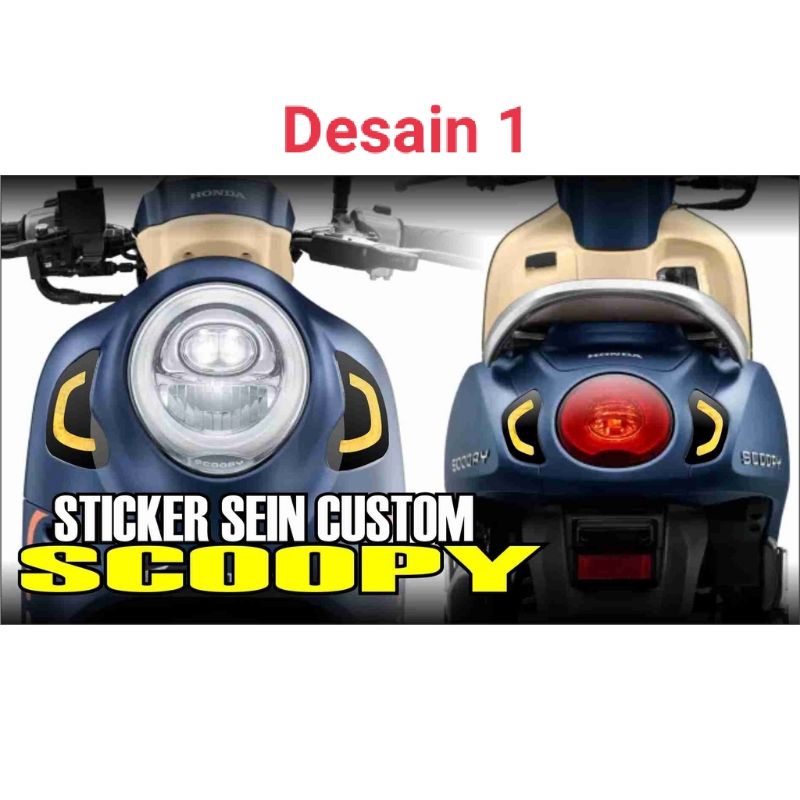 Stiker Sein Scoopy New Custom / Stiker Sein Scoopy New 2021 / Stiker Sein Custom / Stiker Sein Scoop