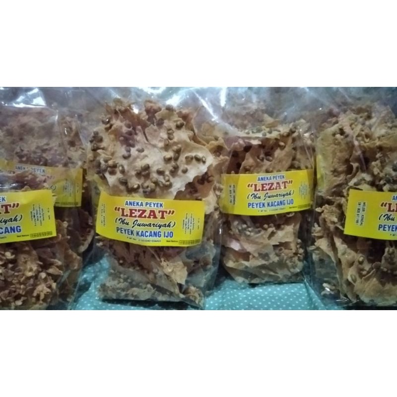 

Aneka Peyek Kacang, Rebon, Kacang Hijau, Pisang Lezat Ibu Juwariyah Kemasan 150 gr