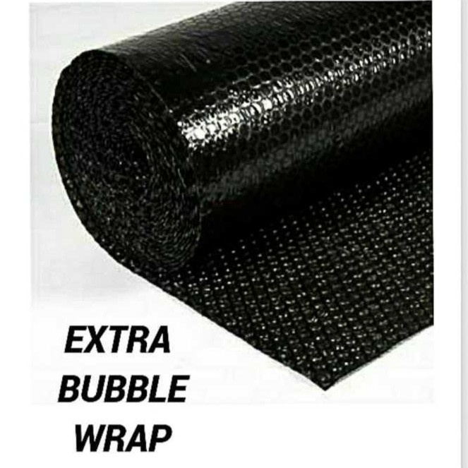

tambahan bubble wrap tambahan untuk paking biar aman