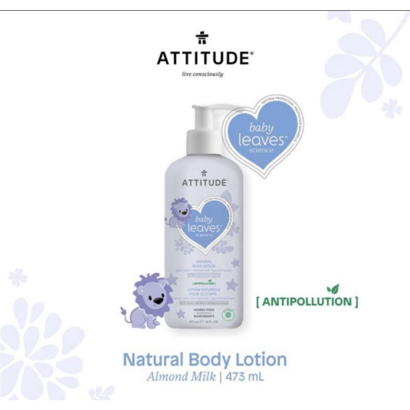 ATTITUDE Baby Leaves Body Lotion Science Good Night Sleep