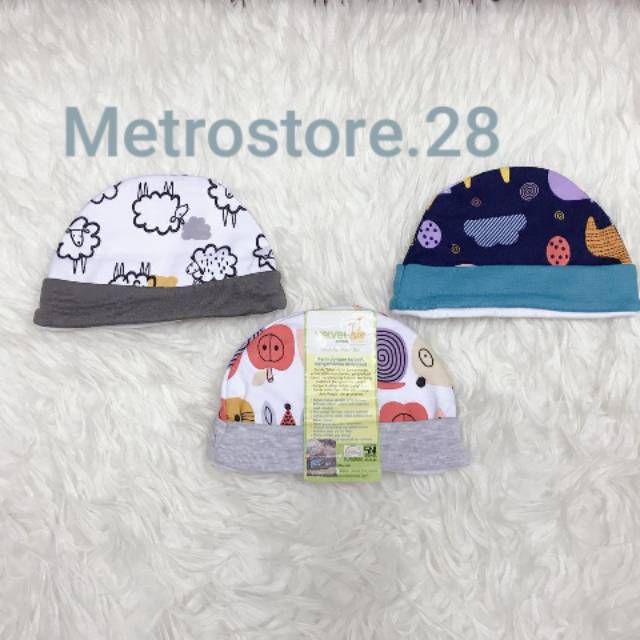 3 Pcs Topi-Kupluk / Tutup Kepala Bayi Velvet Junior Little Sunshine