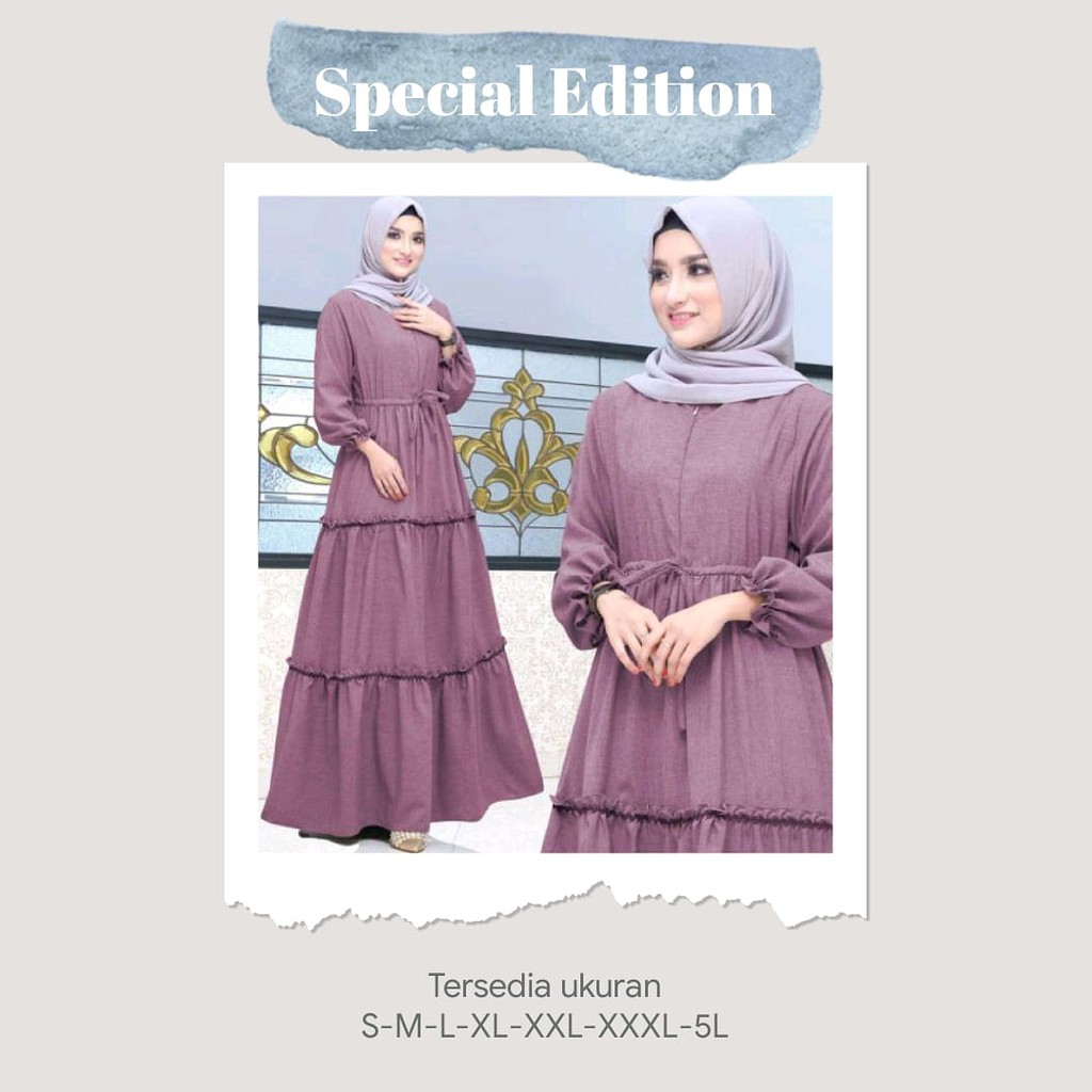 Gamis Murah Jumbo Big Size Ukuran S-M-L-XL-XXL-XXXL-5L