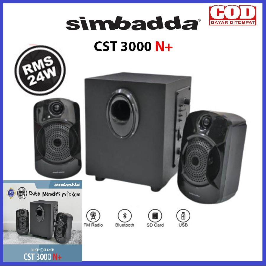 Speaker Multimedia bluetooth SIMBADDA CST 3000N+  new