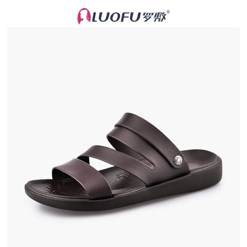 LUOFU E 6181 SIZE 34-44 ORIGINAL l Sandal Selop Z Tali jelly unisex l Sendal selop tali cewek cowok impor