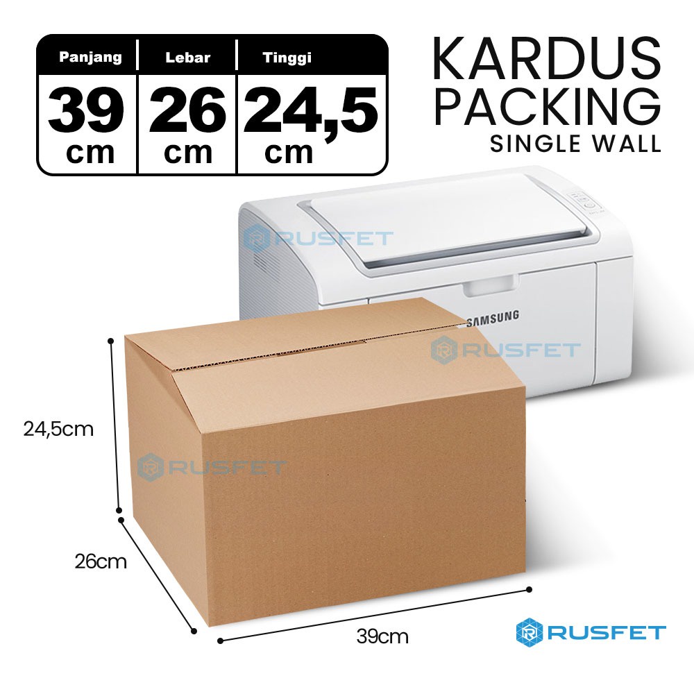 

Karton Polos/Kardus Packing/Kotak Dus Pengiriman Packaging Single Wall