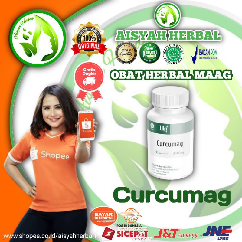CURCUMAG ASLI - Obat herbal atasi asam lambung dan maag original