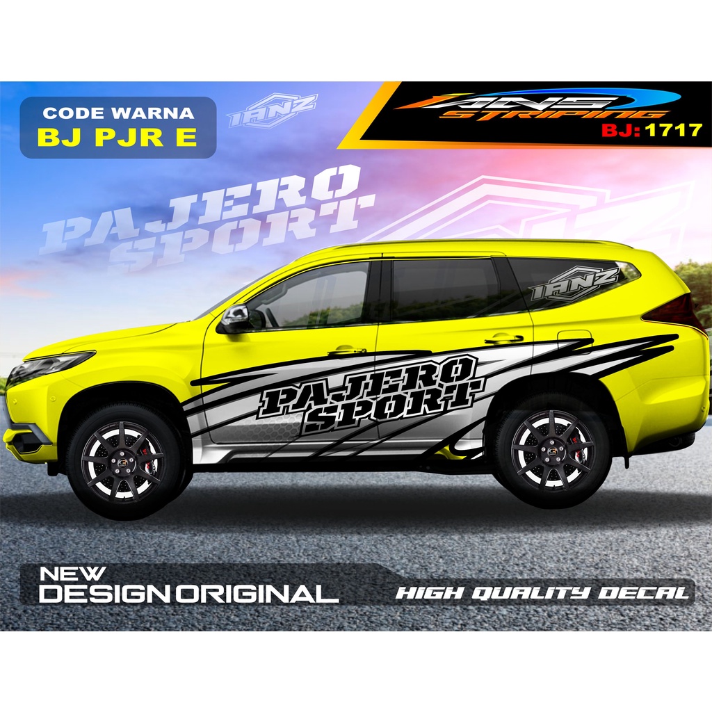 STICKER MOBIL PAJERO / STIKER MOBIL GRAND LIVINA / VARIASI STIKER PAJERO / STIKER MOBIL