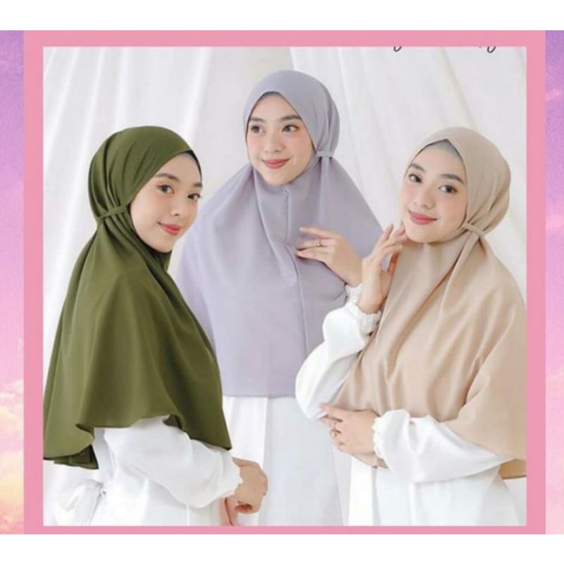 bergo instant/bergo/jilbab diamond/bergo