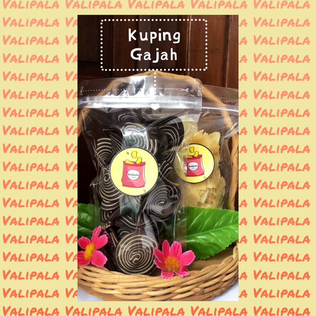 

[VALIPALA SNACK] Kuping Gajah Cemilan Jadul 100gram