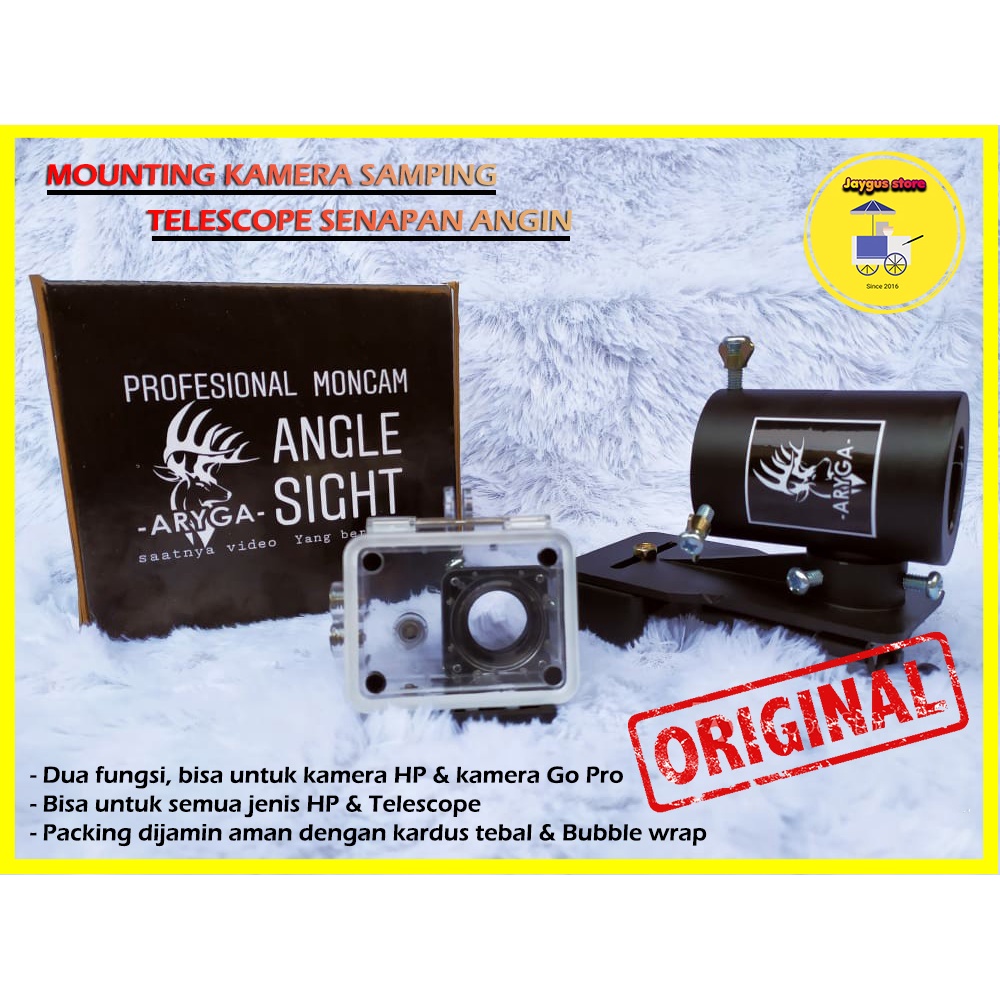 NEW ARYGA MONCAM mounting kamera samping multifungsi angle sight kamera teleskop hp go pro ORIGINAL