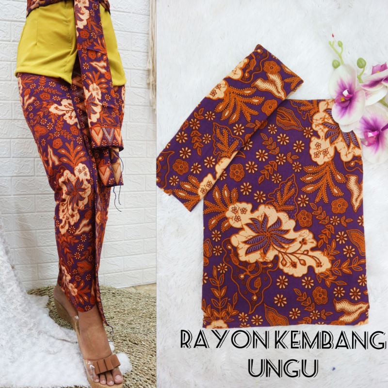 kamen lembaran/kamen batik+selendang/kamen bali