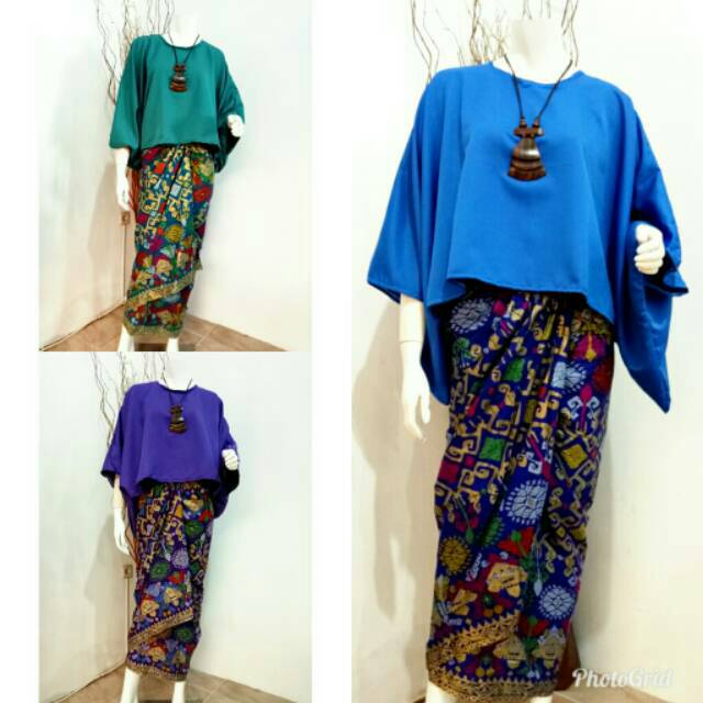 SET KEBAYA ROK N BLUS KELELAWAR THALIA