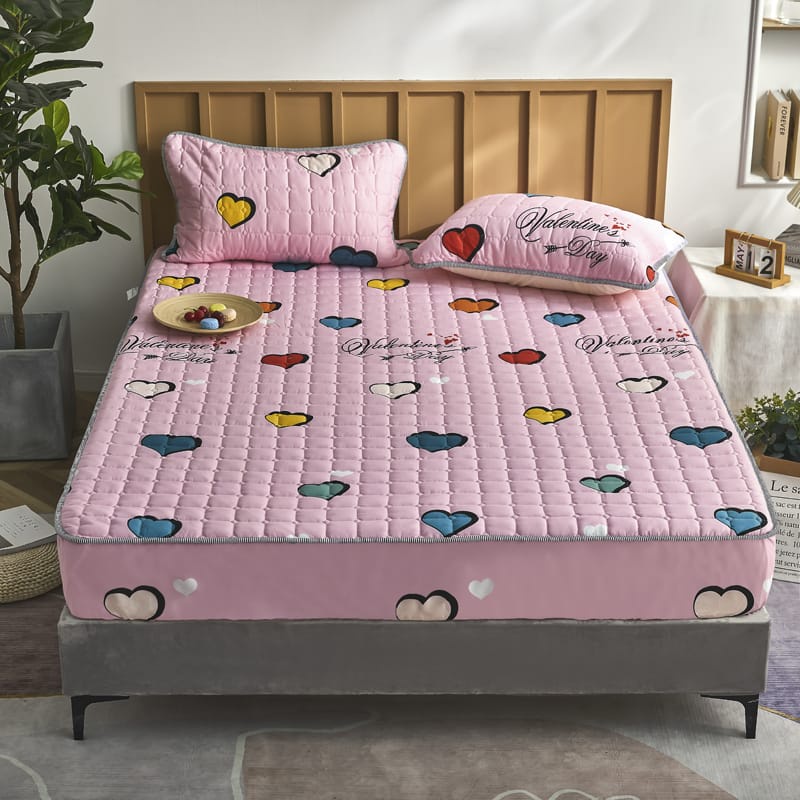 Sprei Waterproof / Anti Air Ukuran 180X200 Tinggi 25 cm, pilihan-Valentine Day-Love