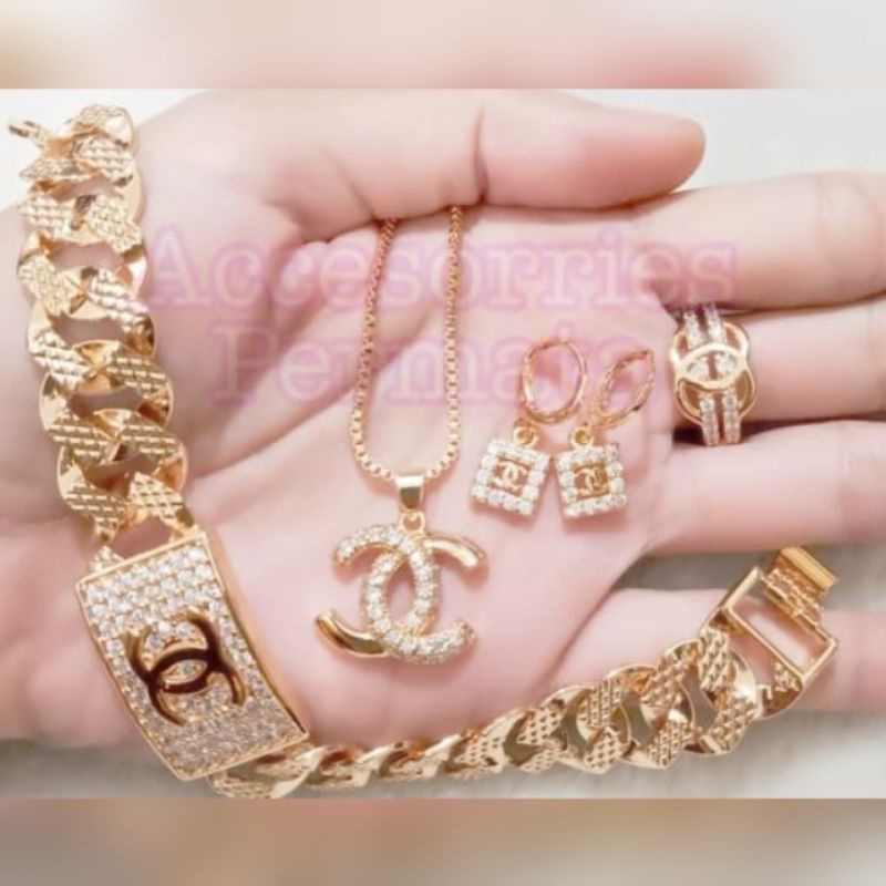 Perhiasan 1 set wanita dewasa 17