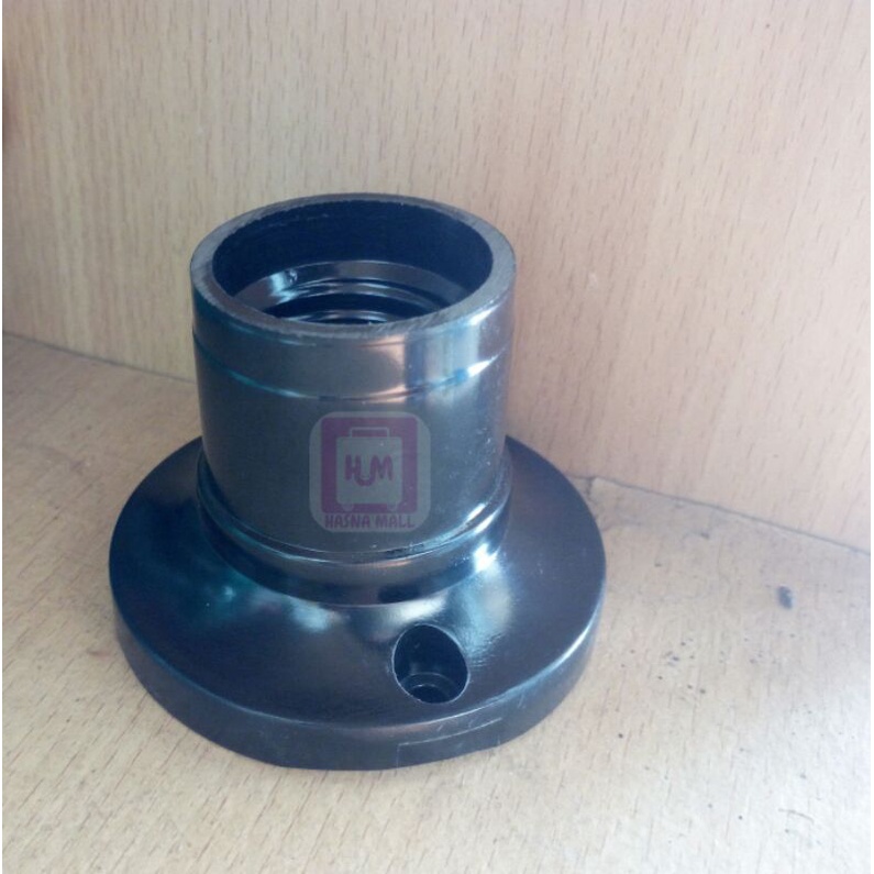 Hasna Mall - Broco Fitting Tempel Plafon Bulat Hitam 210L Original