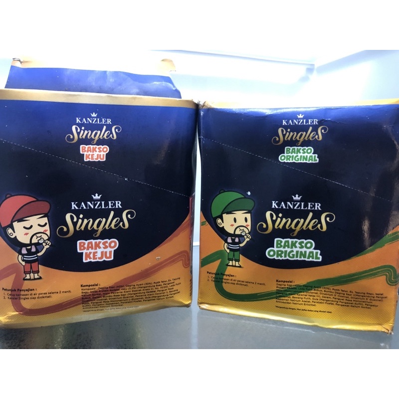 

kanzler bakso 12 pcs original/keju