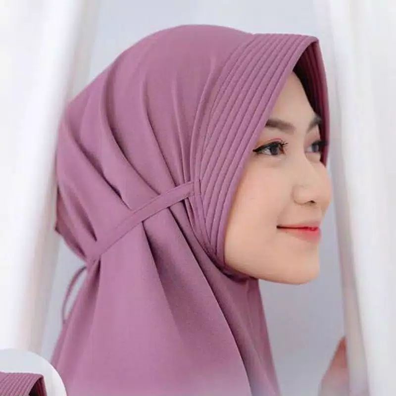 Hijab bergo tali pet jumbo / bergo maryam pet jumbo