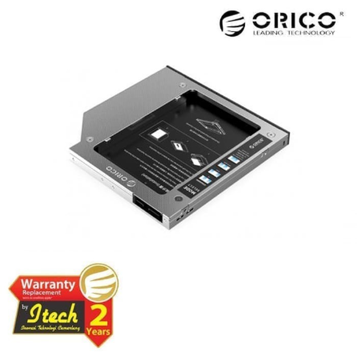 Orico M95SS Laptop HDD Caddy 9.5mm for Optical Drive - Harddisk Caddy