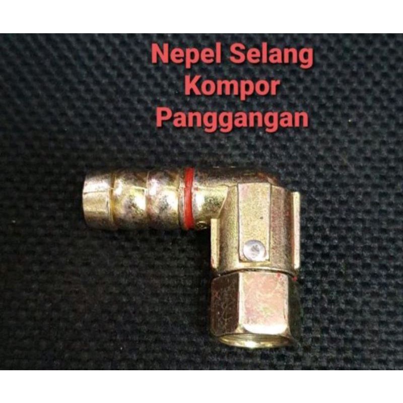 nepel sambungan selang kompor gas bakaran panggangan sosis