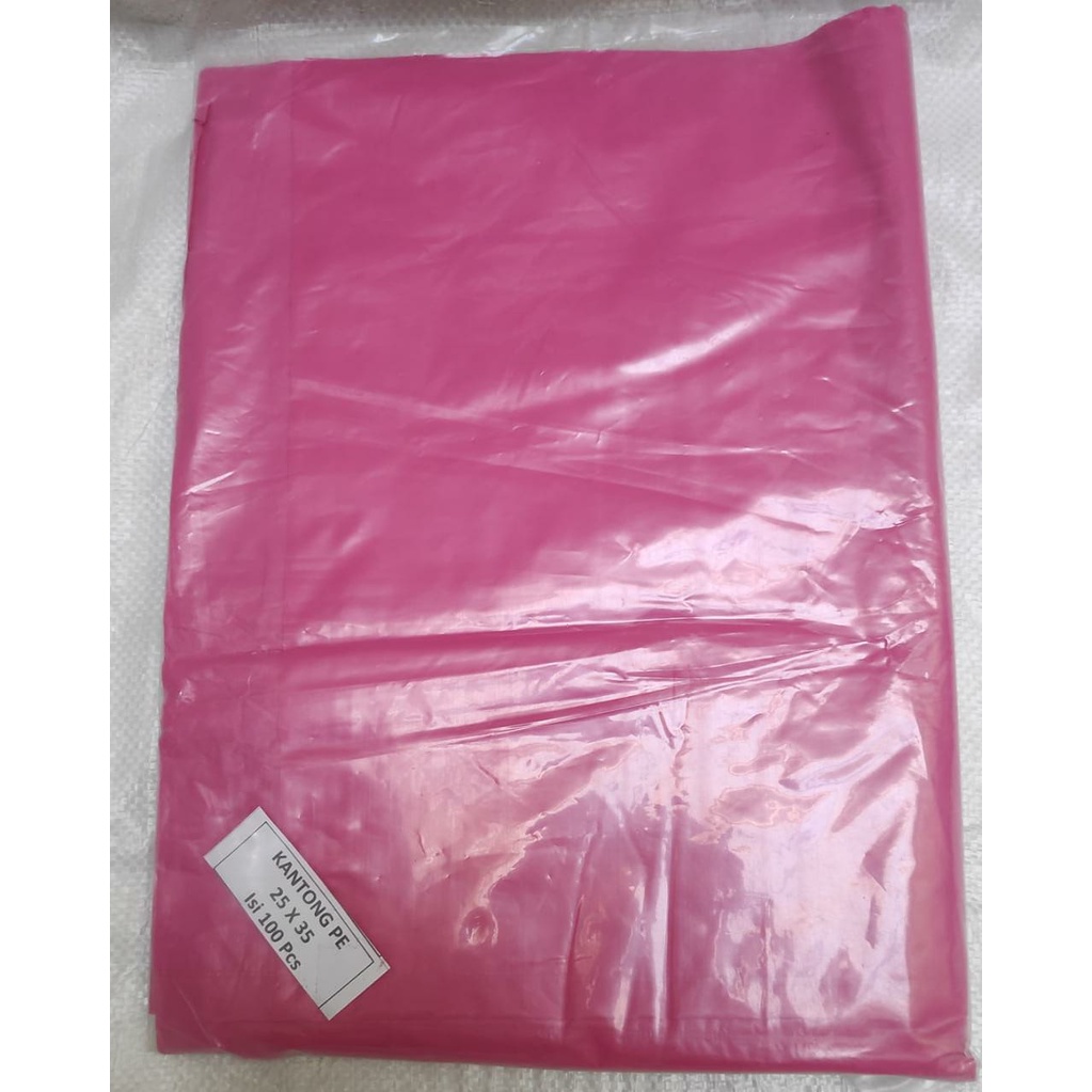 Kantong Packing uk 25x35cm isi 100 Lembar/Kantong Plastik Packing Olshop/Kantong Olshop/Plastik Olshop/Kantong Plastik HD/Kantong Plastik Oval Tanpa Lubang Tanpa Lem Tanpa Pegangan