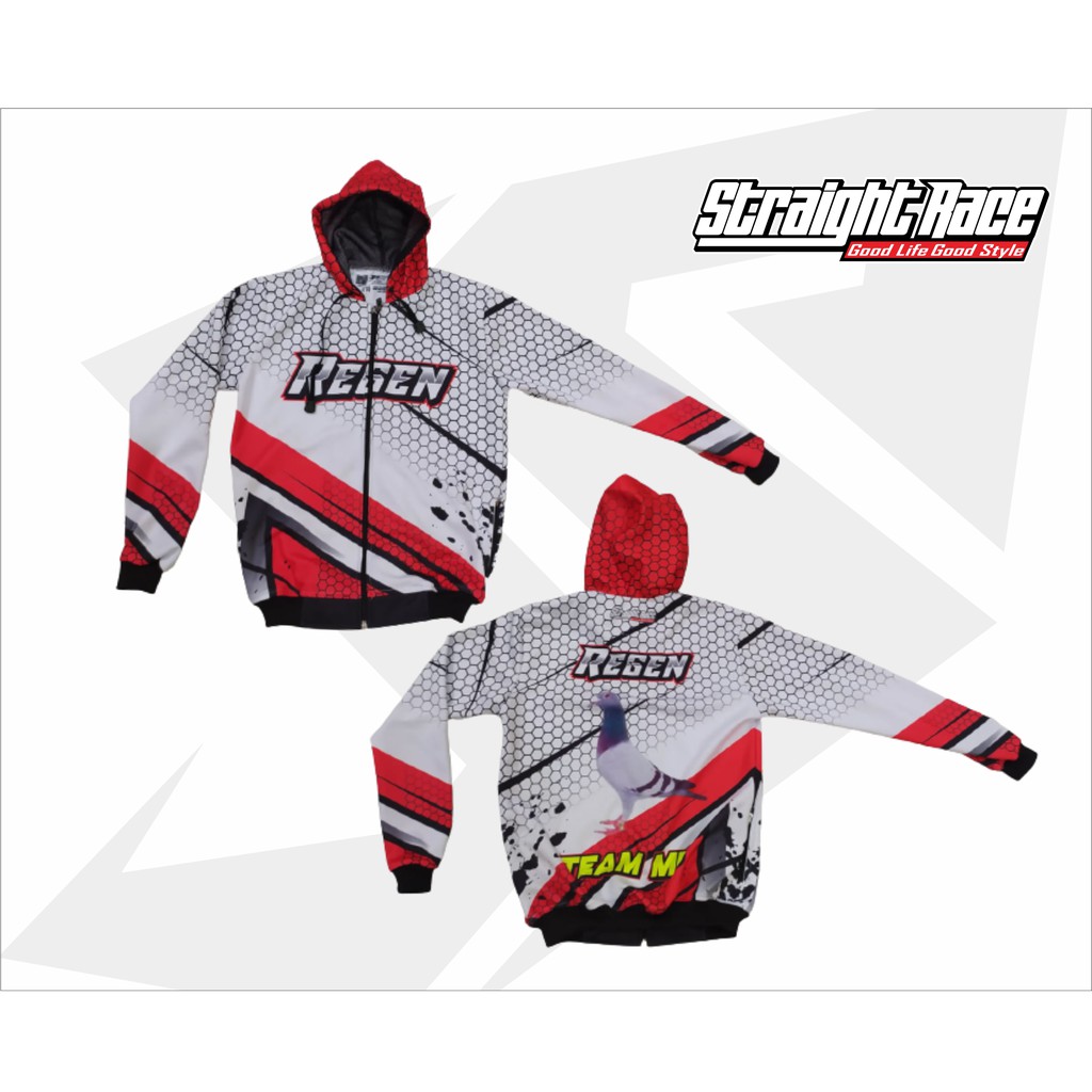 JAKET MERPATI PUTIH CUSTOM STRAIGHT RACE