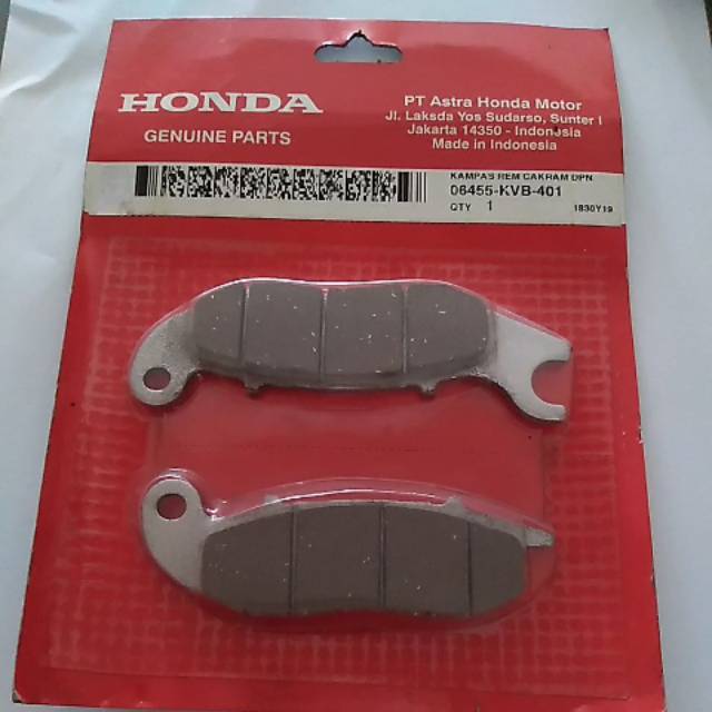Kampas Rem Depan Vario 110 06455KVB401