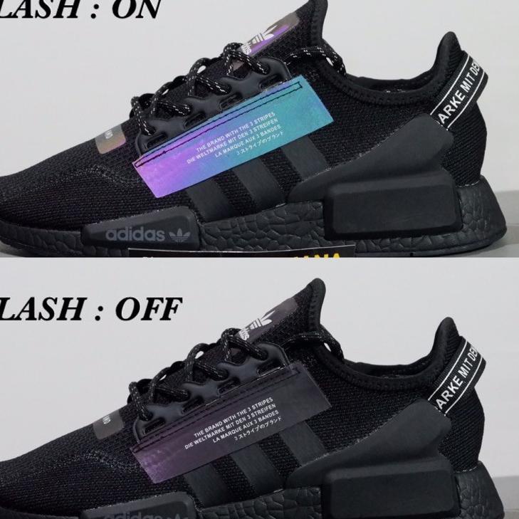 Top Produk.. PREMIUM ORIGINAL SEPATU ADIDAS NMD R1 V2 FULL ALL TRIPLE BLACK WHITE RED BLUE ORANGE GR