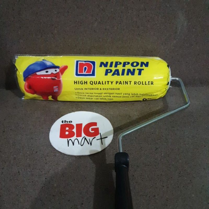 nippon paint roller paint roll cat interior dan exterior