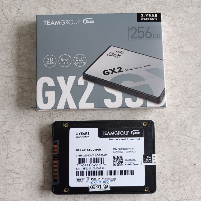 SSD 256GB Team Group GX2 SATA III 2.5&quot;