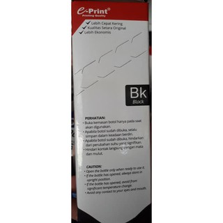 Jual Tinta Refill EPRINT 003 Black 75ml/Tinta E-PRINT 003 Hitam ...