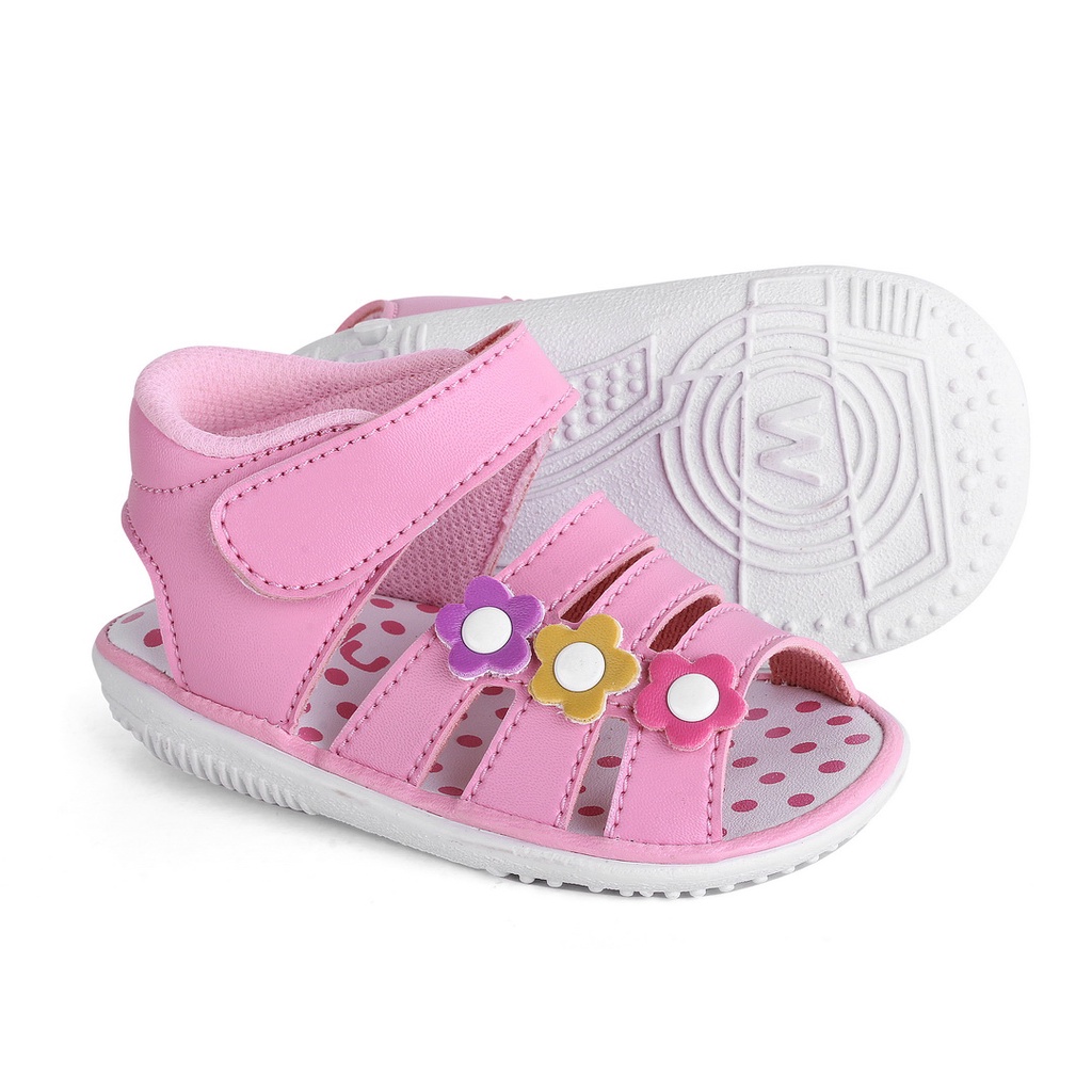 Sepatu Anak Perempuan Bunyi Model Bunga 3 DS03