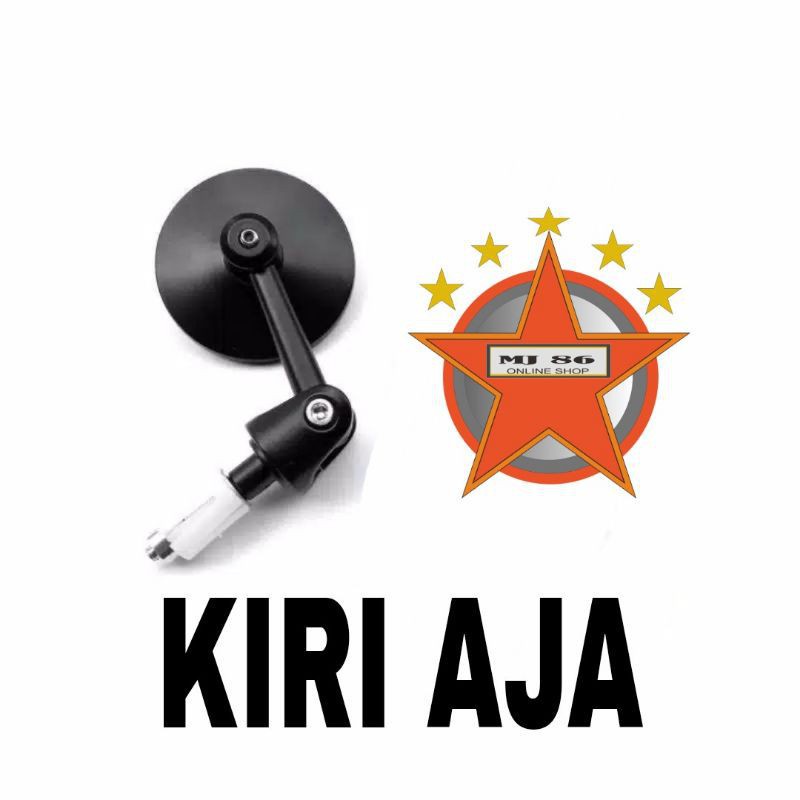 SPION JALU BULAT BAR END CR7,NUI BIKES,WUMING,BISA UNTUK SEMUA MOTOR