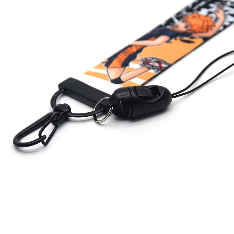 Tali Lanyard Motif Anime Volleyball Junior Untuk Gantungan Kunci / Handphone