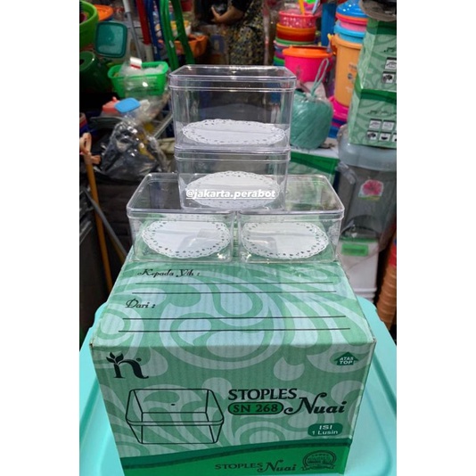 Toples Kue Kering / Toples Nastar 250 gram Nuai SN 268