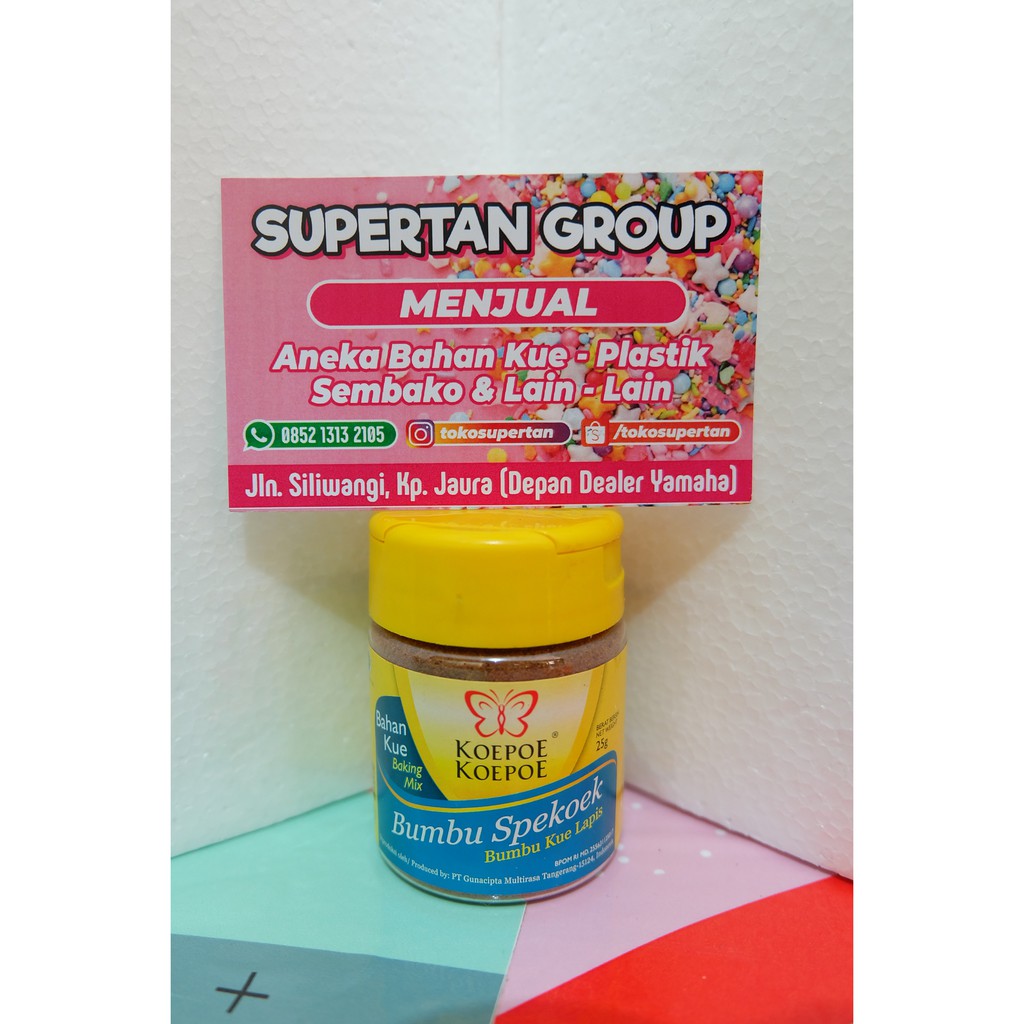 

KUPU KUPU SPEKOEK 25 GRAM