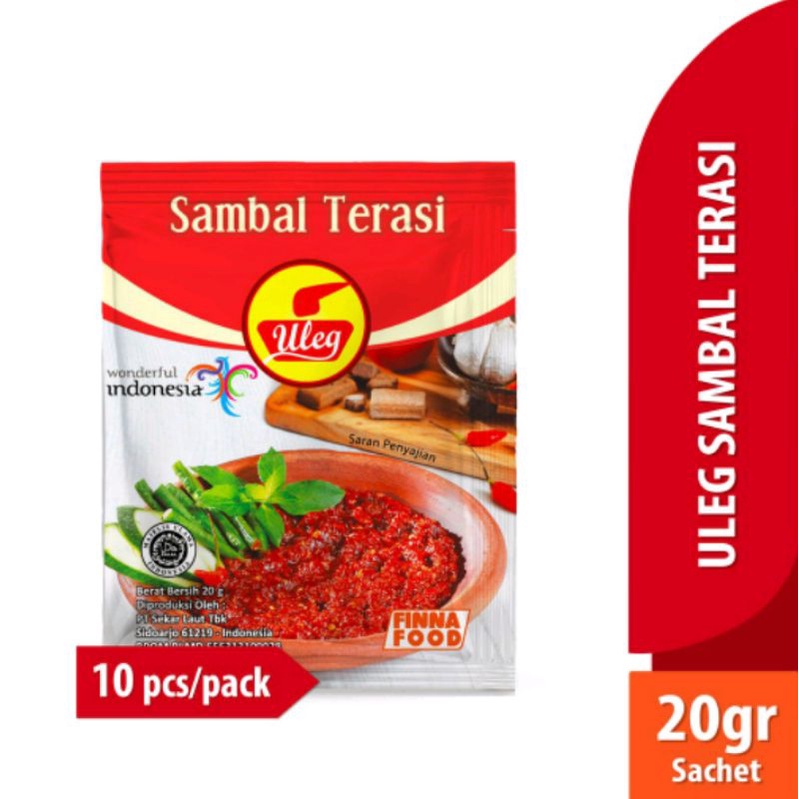 Finna Sambal Uleg Terasi 10 x 20gr