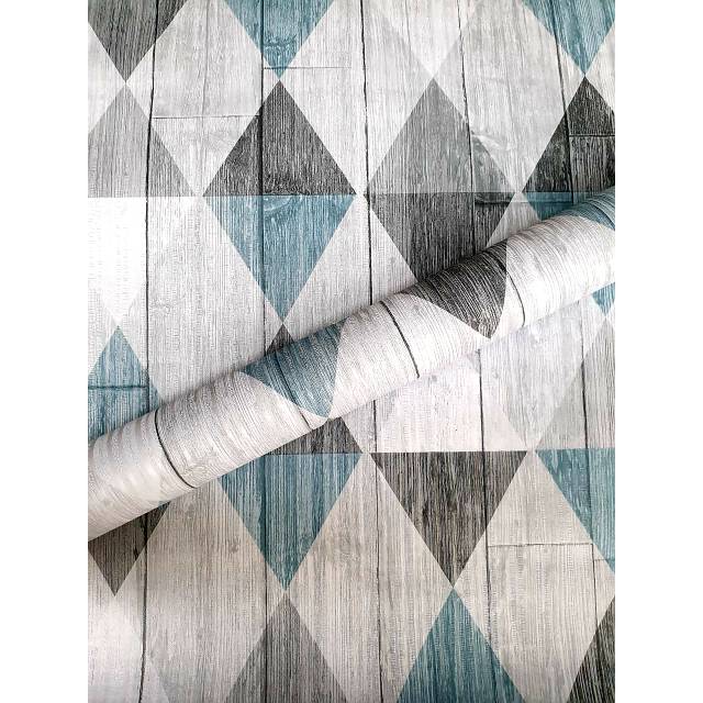 

WPS bermotif wajik biru hitam warna dasar abu²