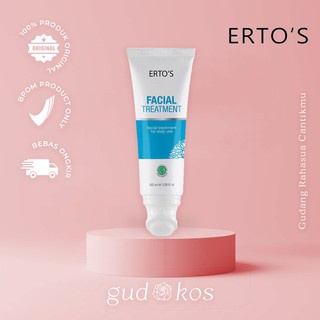 [ORI] Facial Treatment For Daily 100ml BPOM Original Pemutih Wajah I Facial Treatment Biru Putih Formulasi Bulu Lembut